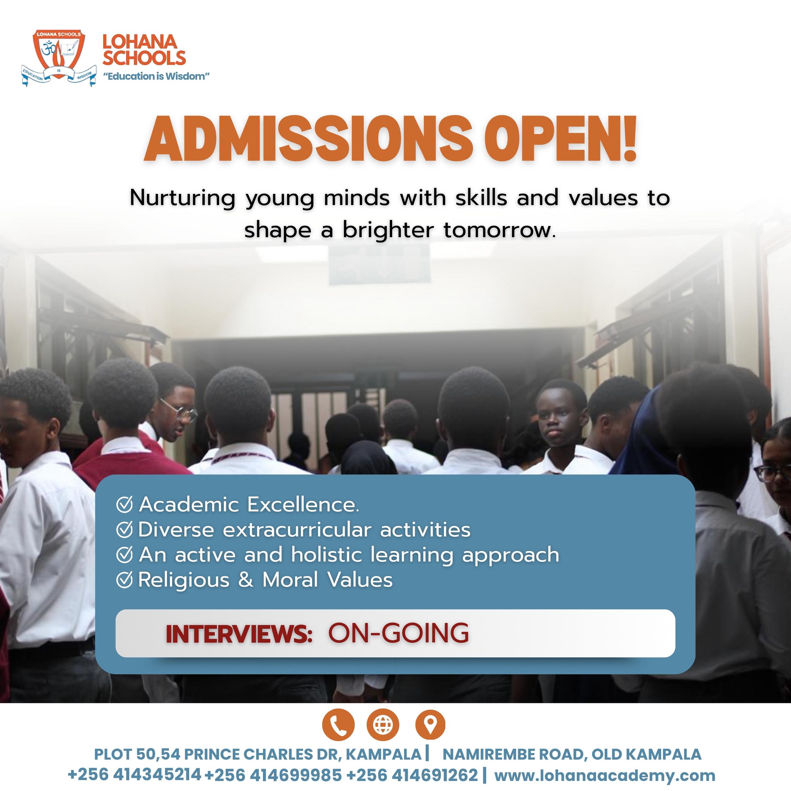 Admissions Open 2026